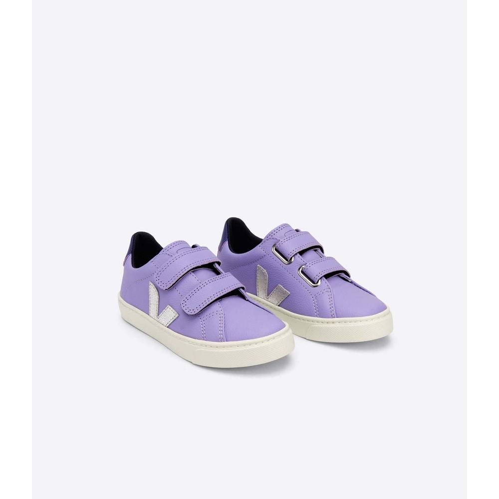 Kids' Veja ESPLAR CHROMEFREE Shoes Purple | ZA 722LIS